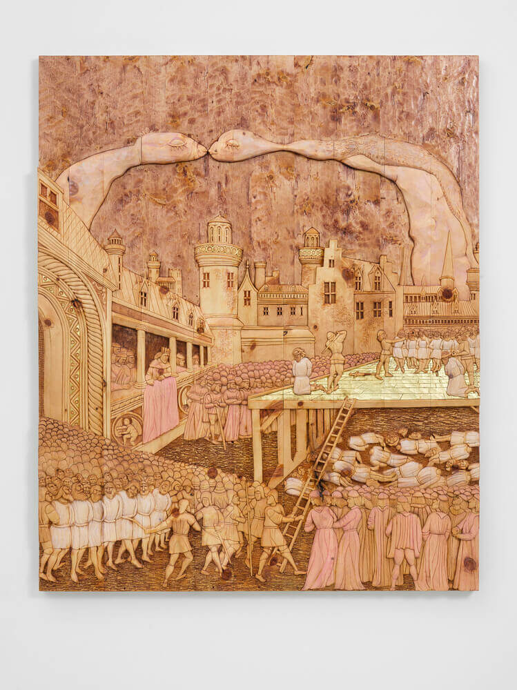 Cabaret Crusades: Relief of the Siege of Jerusalem 1189-91 (after Jean Colombe's After the capture of Acre 1189 by Bourges,1475)