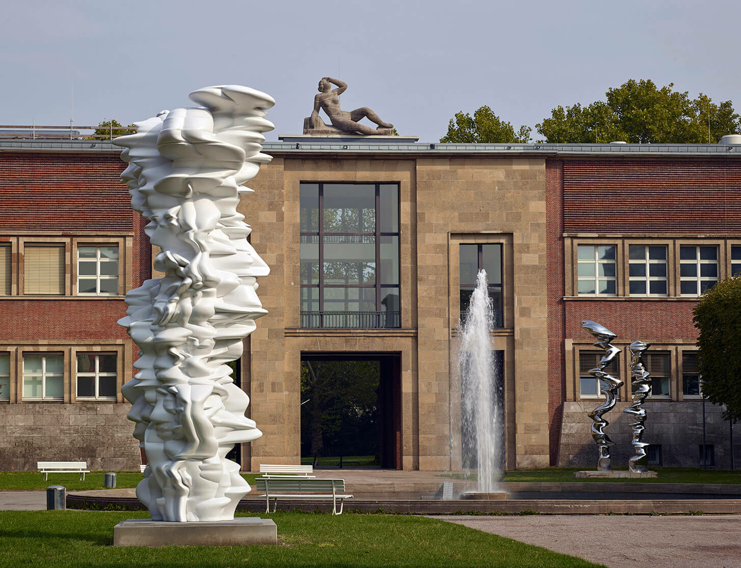 Works by Tony Cragg on view at Museum Kunstpalast in Düsseldorf