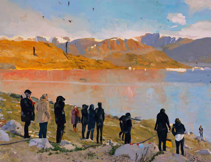 Paintings from Liu Xiaodong’s new ‘Uummannaq’ series on view at the Louisiana Museum