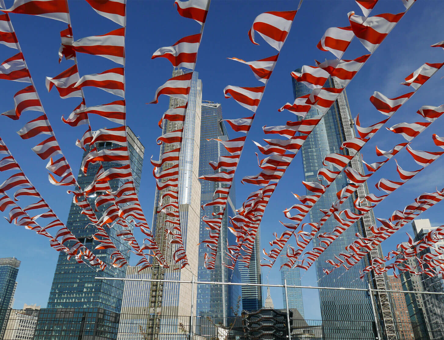 Daniel Buren 'En Plein Air' on the NYC High Line
