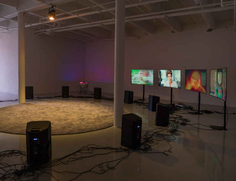 Haroon Mirza's solo exhibition of light and sound installations opens this week at Sifang Art Museum, Nanjing