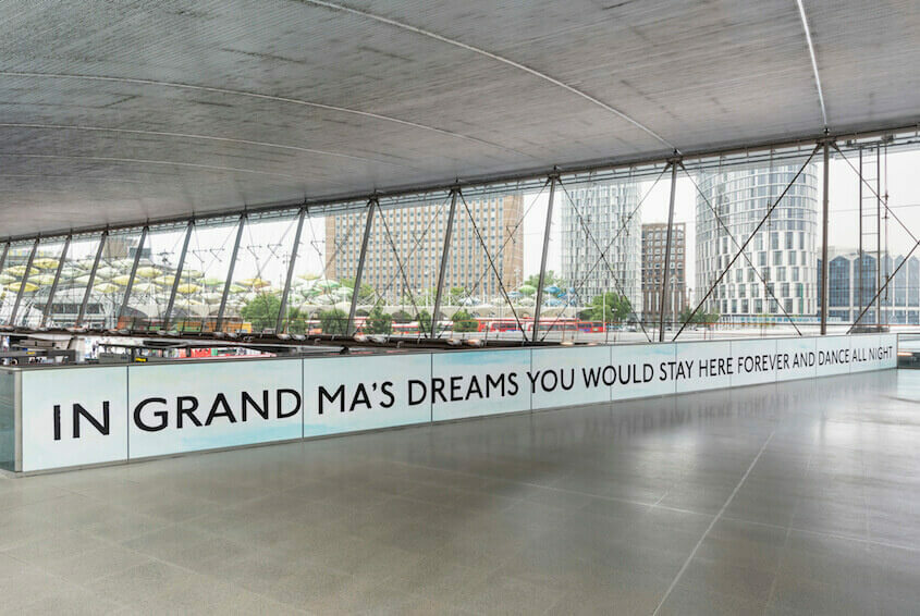 IN GRAND MA'S DREAMS YOU WOULD STAY HERE FOREVER AND DANCE ALL NIGHT