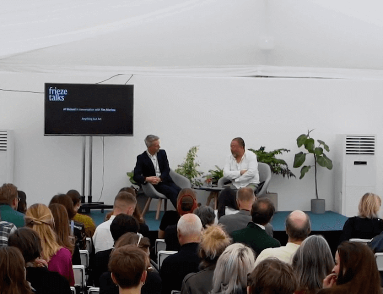 Watch now: Ai Weiwei in conversation with Tim Marlow at Frieze Masters
