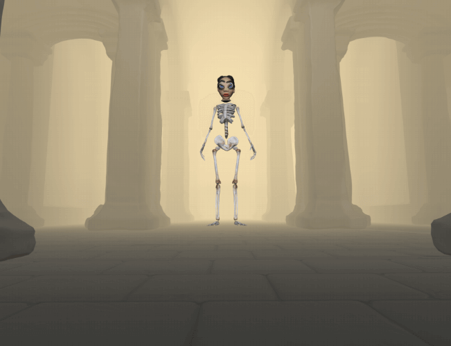 Virtual reality work by Nathalie Djurberg & Hans Berg at Julia Stoschek Collection