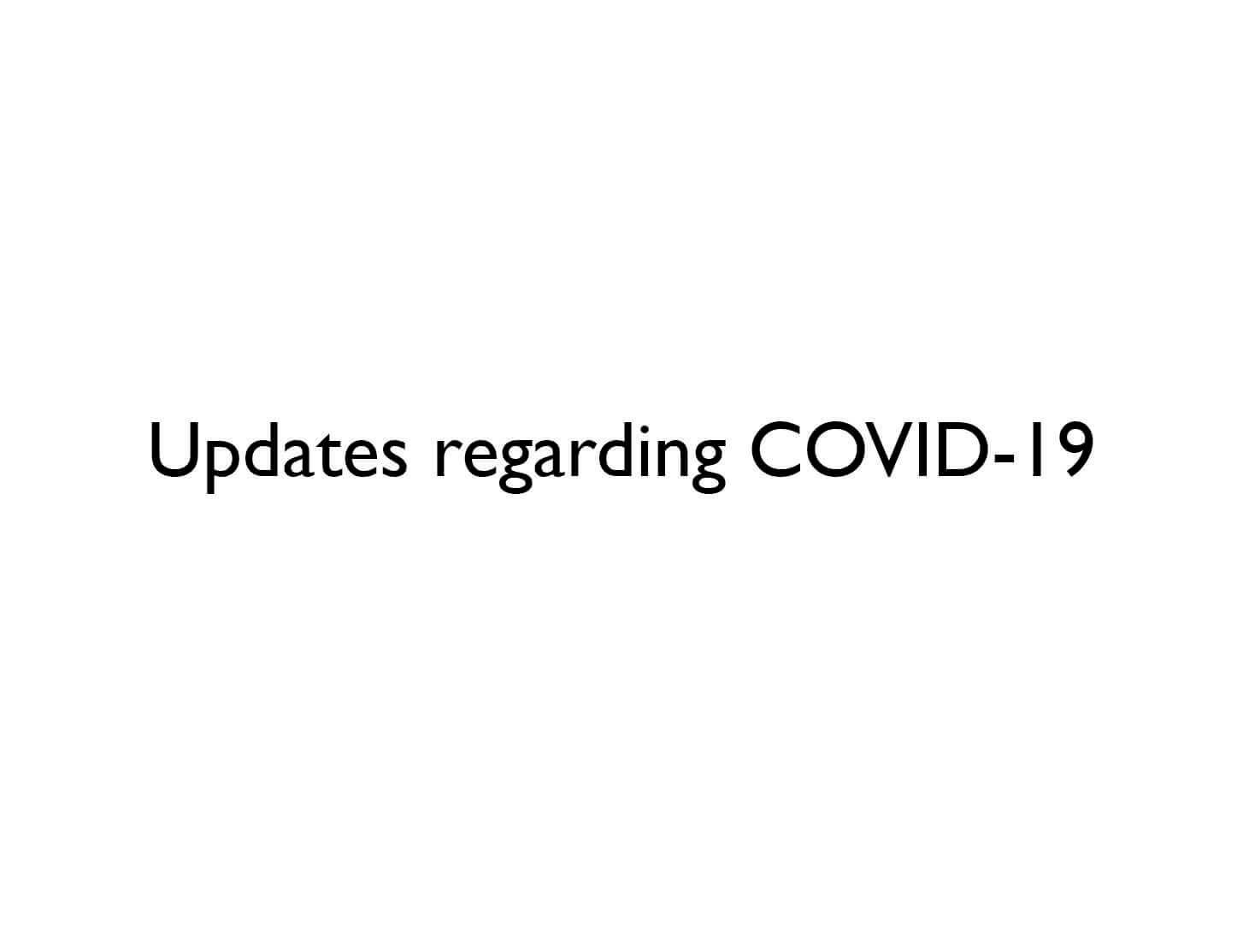 Updates from Lisson Gallery regarding COVID-19