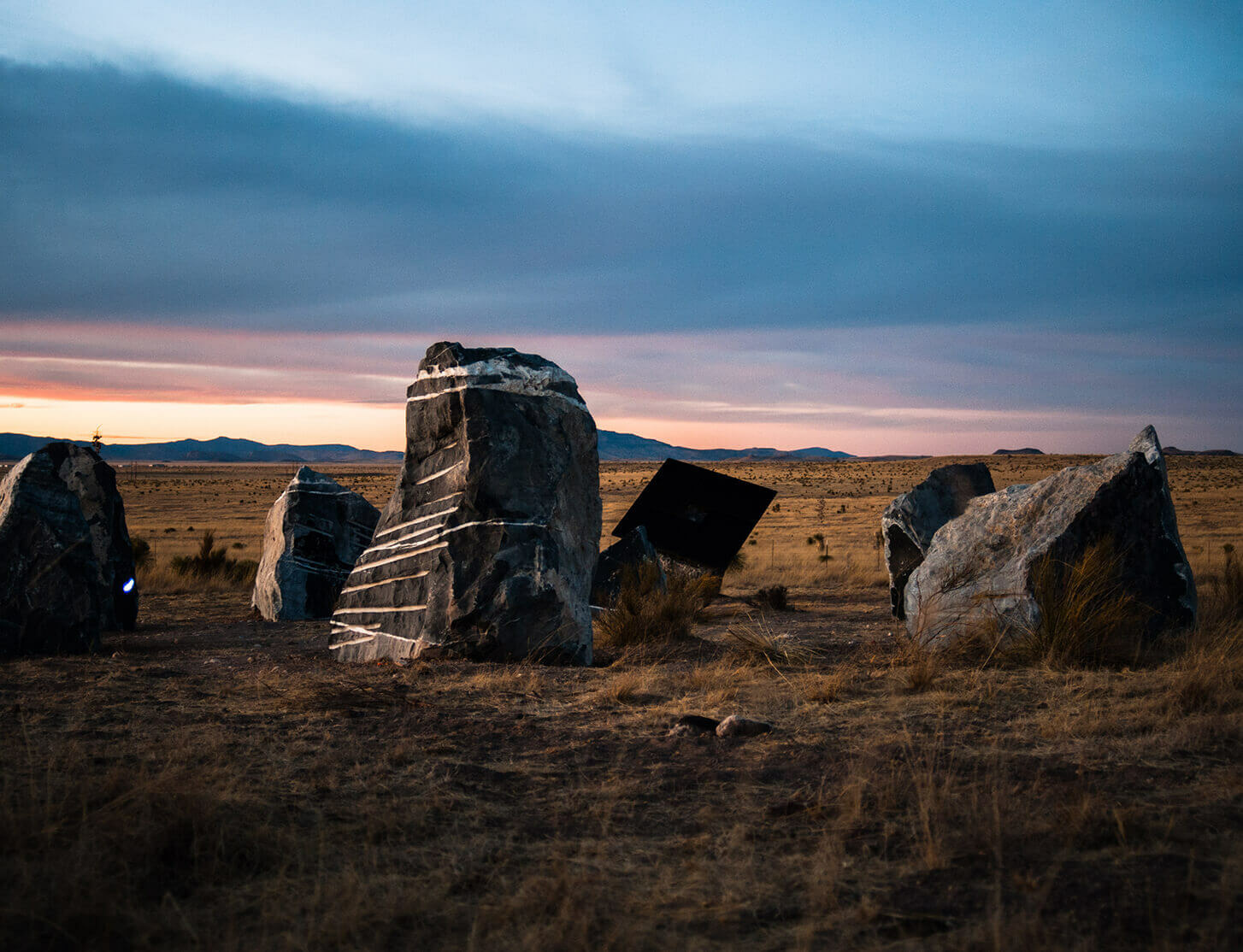 Ballroom Marfa to livestream the activation of Haroon Mirza's Stone Circle