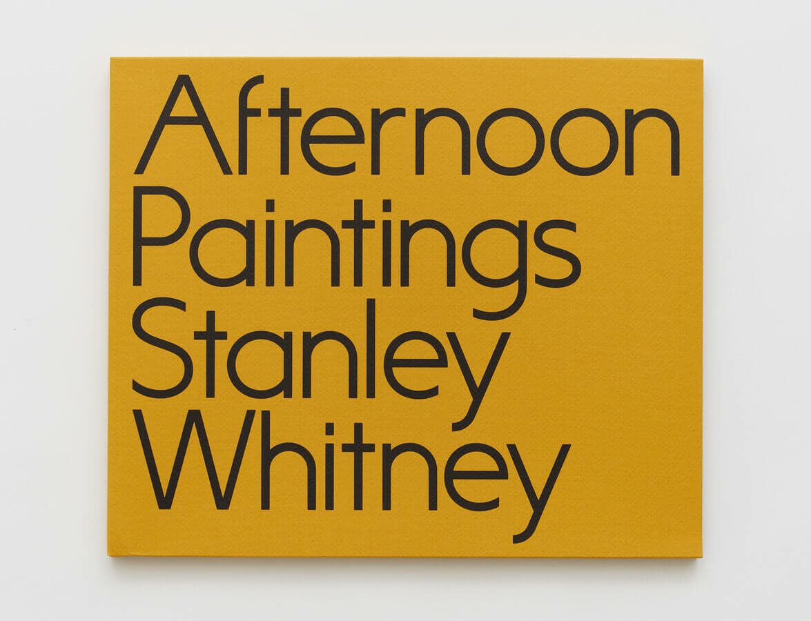 'Stanley Whitney: Afternoon Paintings' catalogue now available