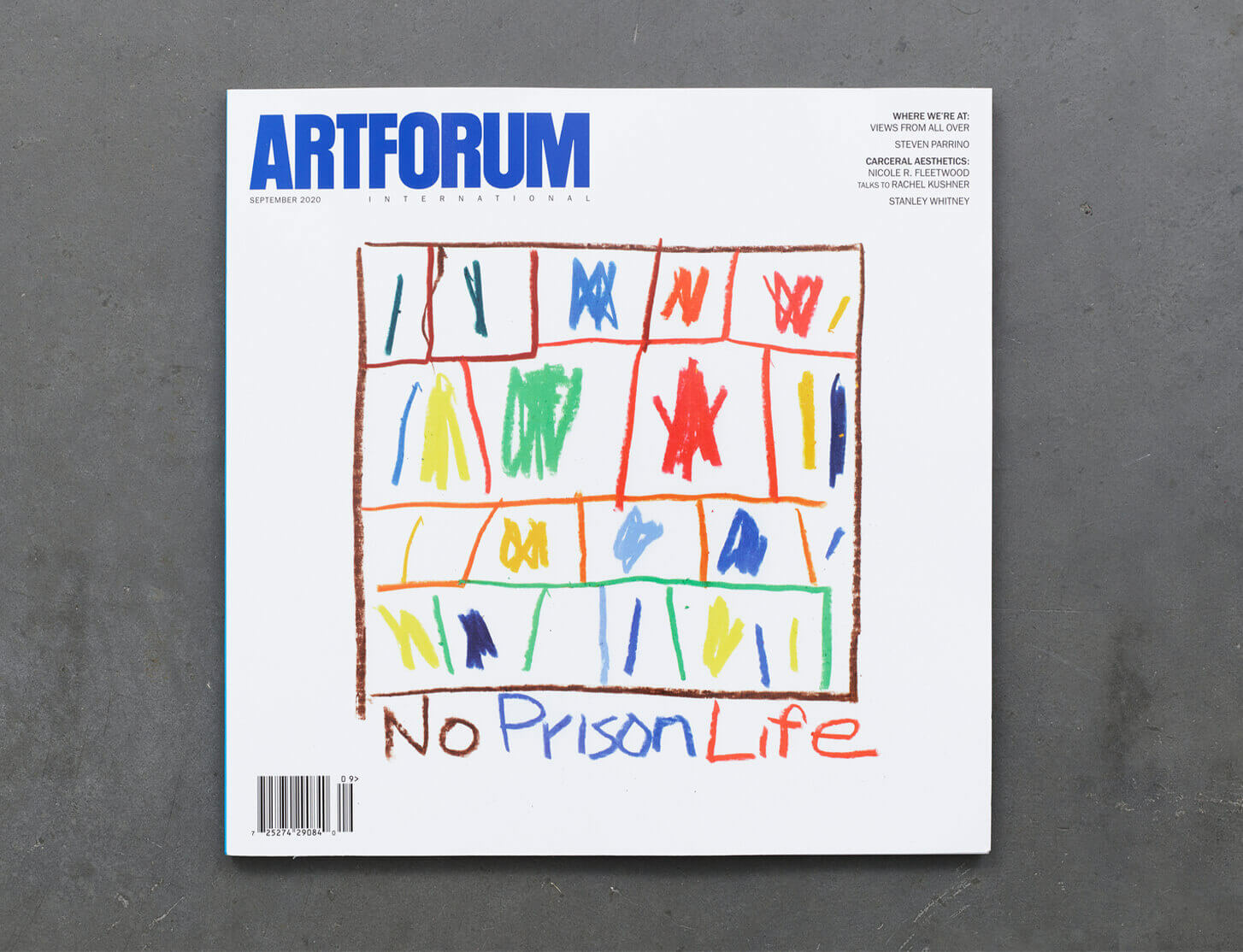 Stanley Whitney feature on the cover of Artforum's September Issue