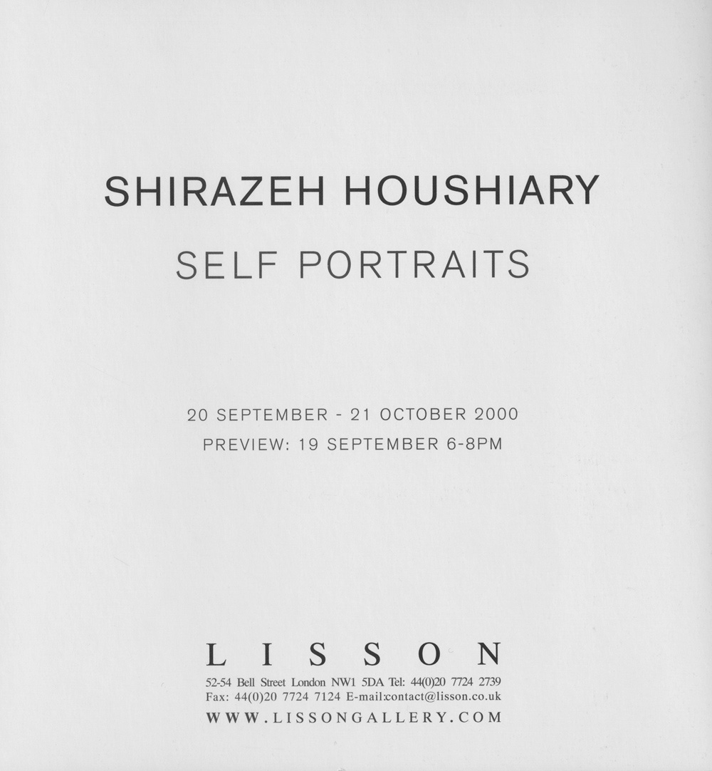 Shirazeh Houshiary: Self Portraits