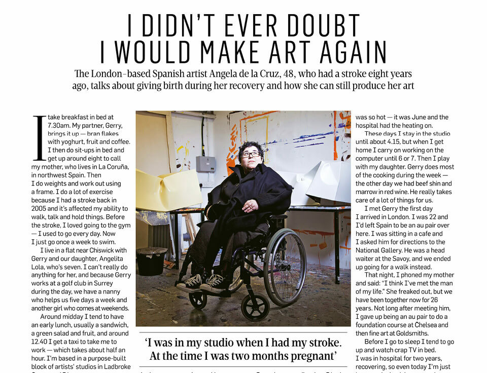 A Life in the Day: Angela de la Cruz