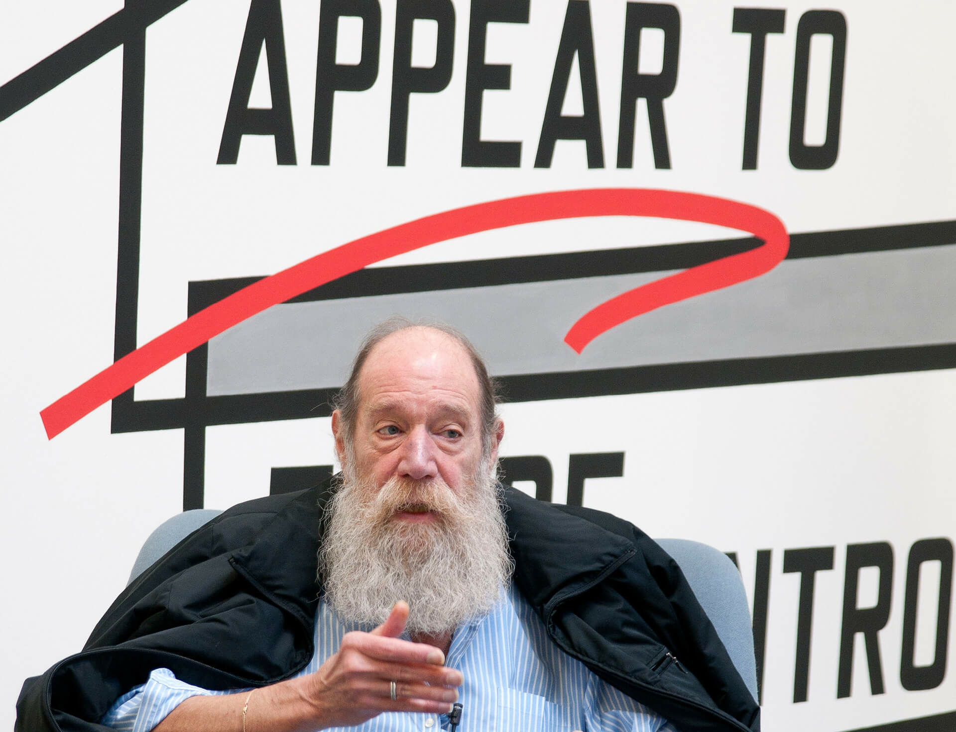 Lawrence Weiner receives Roswitha Haftmann Prize