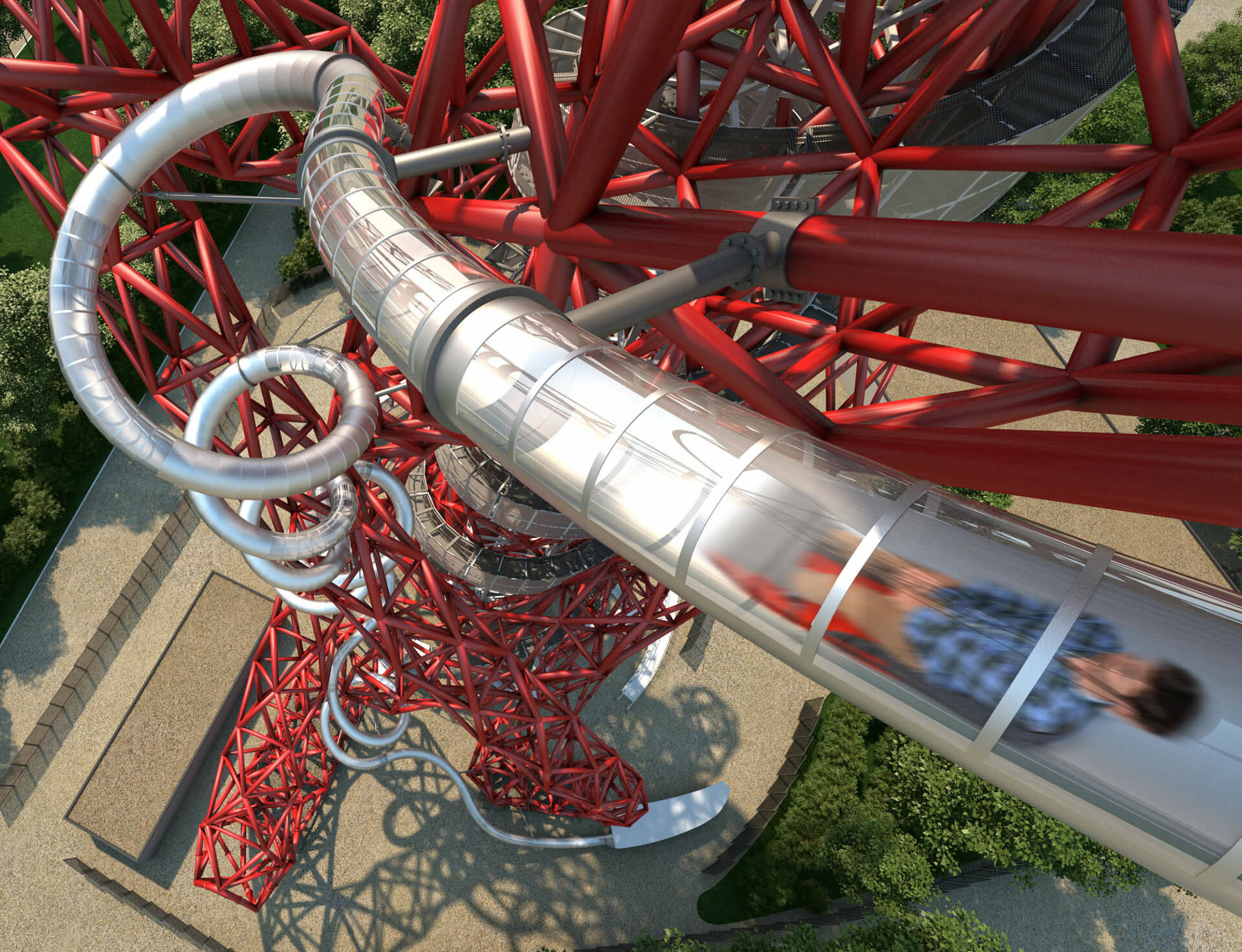 Carsten Höller’s Slide at Anish Kapoor's ArcelorMittal Orbit to open 24 June 2016
